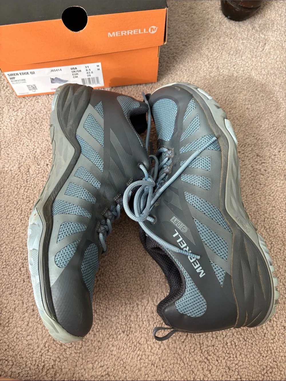Merrell Siren Edge bluestone hiking shoes